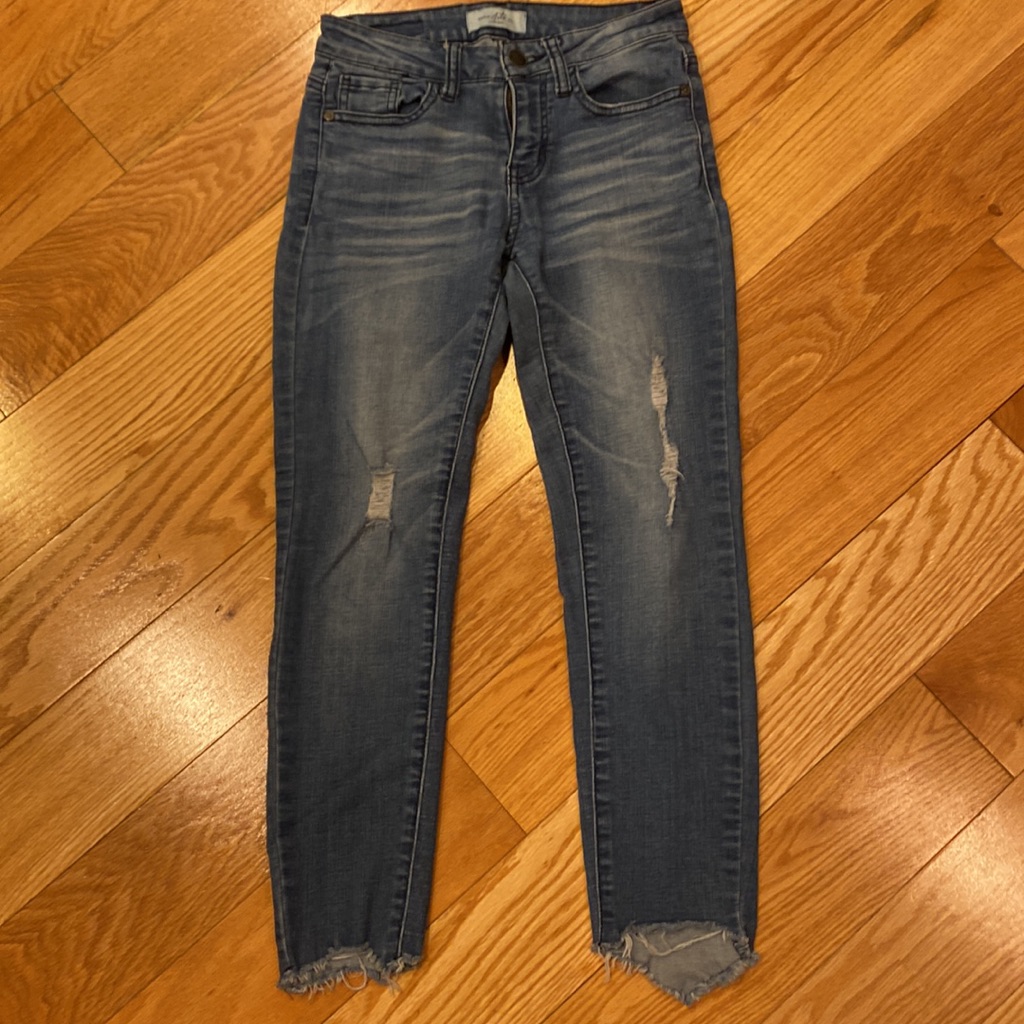 Denim Arts Co. By Judy Blue Distressed Skinny Ankle Jeans